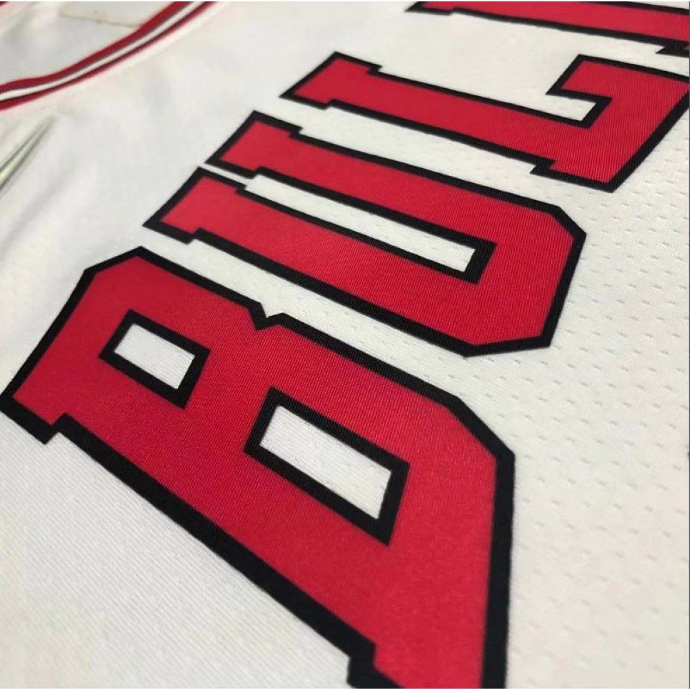 Men's Chicago Bulls Alex Caruso #6 White 2021/22 Diamond Swingman NBA Jersey - Icon Edition-Pro Kit Vault | Brand New 26/27 Sports Jerseys